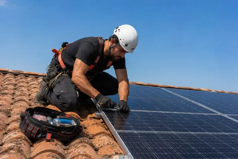 Maintenance et monitoring de panneaux solaires à Bauvin